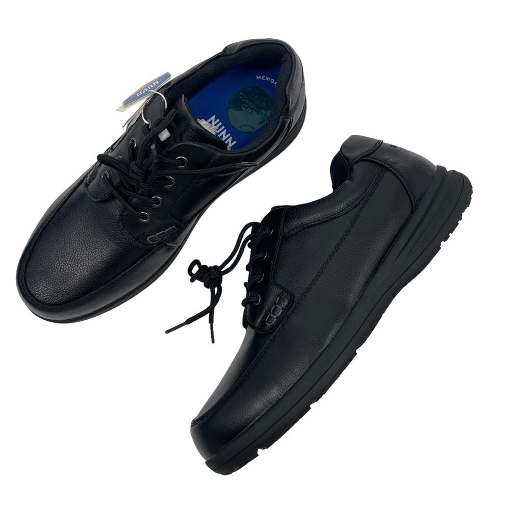 Nunn Bush Mens Size 11.5 Wide Cam Moc Toe Oxford Black NWT